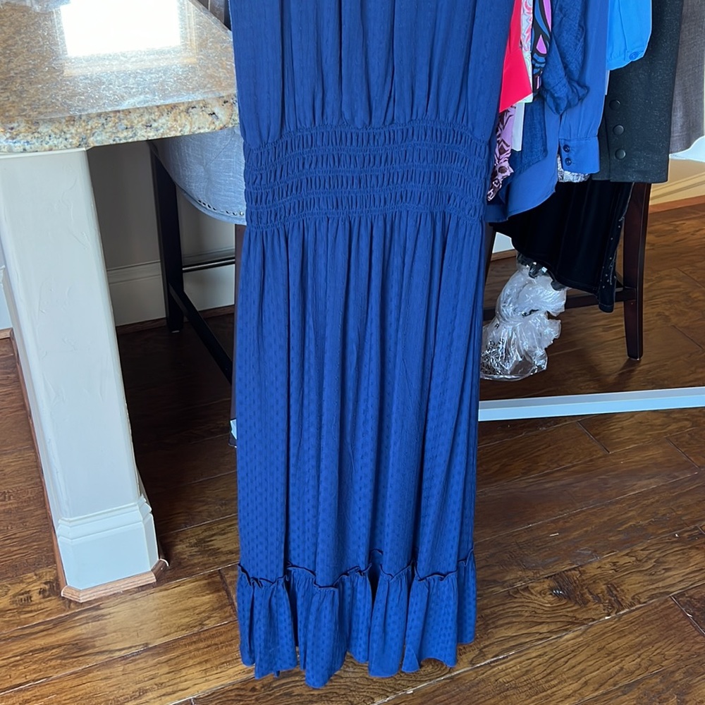 Ramy Brook Sleeveless Navy Blue Maxi - Picture 5 of 7